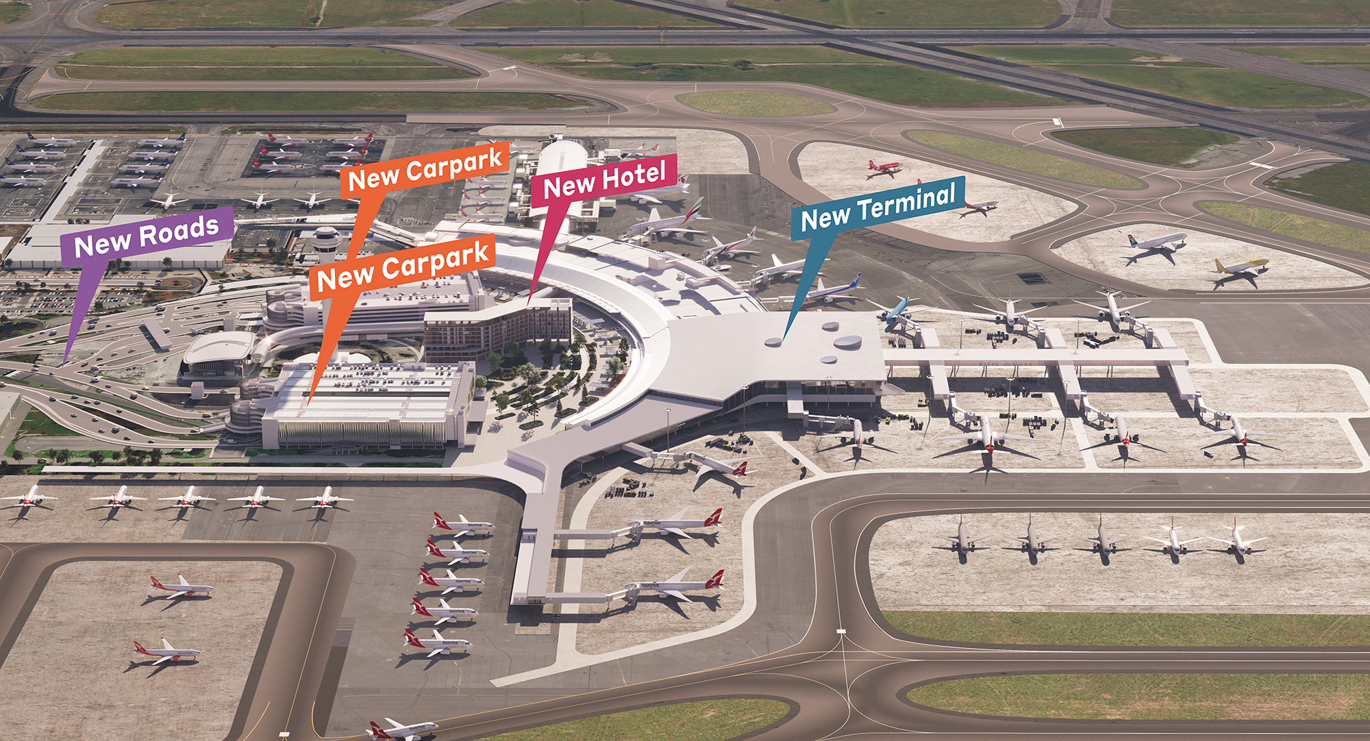 Runway, terminal works loom after Perth Airport surge
